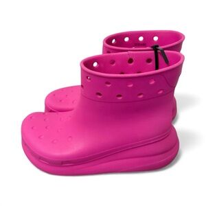 Crocs Classic Crush Boots 'Fuchsia Fun' 9M 11W